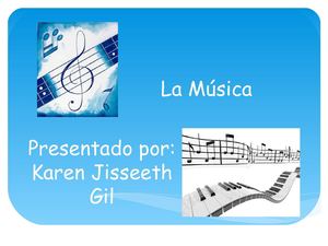 La Musica, Expresa los sentimientos