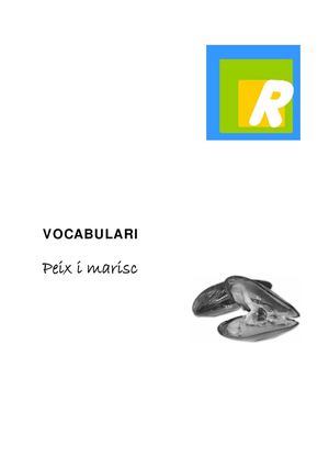 Vocabulari bàsic peix, marisc