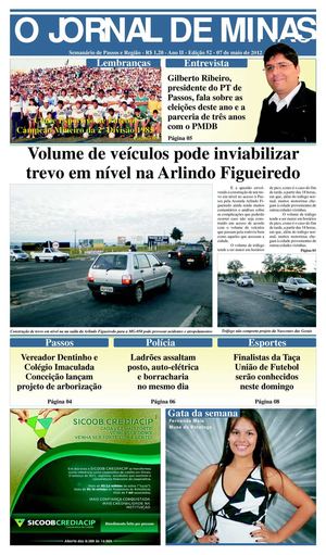 O Jornal de Minas Edição 52 de 07 de maio de 2012