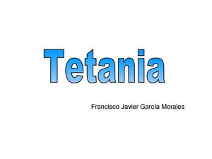 Tetania