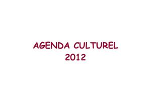 AGENDA CULTUREL