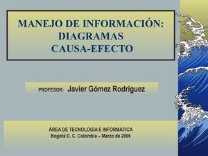 Diagramas Causa - Efecto
