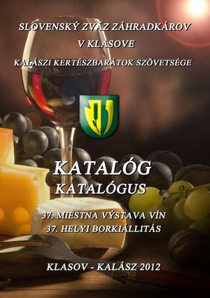 Katalóg: Ochutnávka vín Klasov 2012