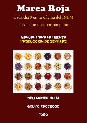 Creacción de semillas. Manual para la huerta.