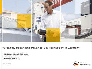 Green Hydrogen und Power-to-Gas Technology in Germany