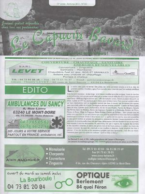 Le Capucin Bavard (Avril-Mai 2012) N° 101