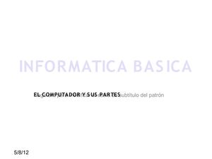 INFORMATICA BASICA