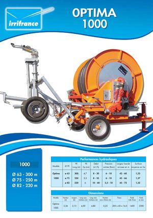 Irrifrance  Optima 1000 Prospectus Irrifrance