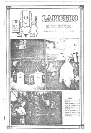 LAPICERO INFORMATIVO núm 18