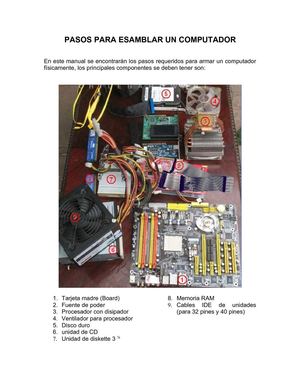 esamble de pc !