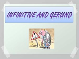 Gerund and Infinitive