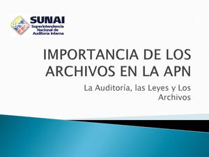 Importancia de los Archivos y Legislación Archivística en Venezuela