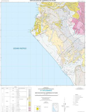 Mapa Geológico del Cuadrángulo Talara (10-a)