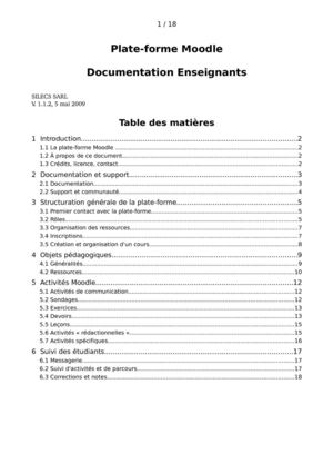 Moodle pour les enseignants