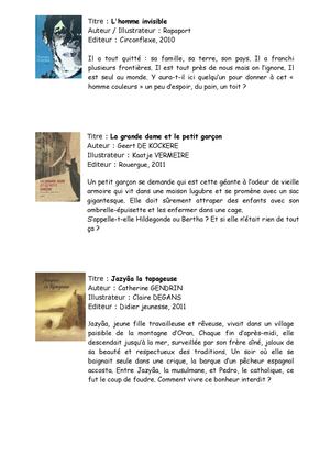 Sélection 123 Albums 2011-2012