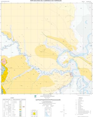 Mapa Geológico del Cuadrángulo Yurimaguas (12-k)