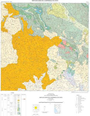 Mapa Geológico del Cuadrángulo Chota (14-f)