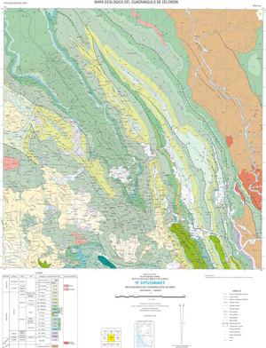 Mapa Geológico del Cuadrángulo Celendín (14-g)