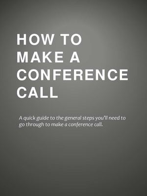 How to make a conference call