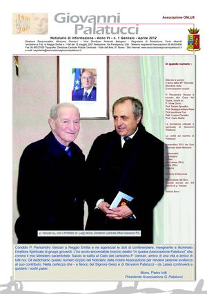 Notiziario Gennaio - Aprile 2012 - Associazione Giovanni Palatucci Onlus