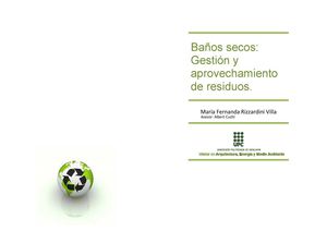 Baños secos Gestion y aprovechamiento de residuos