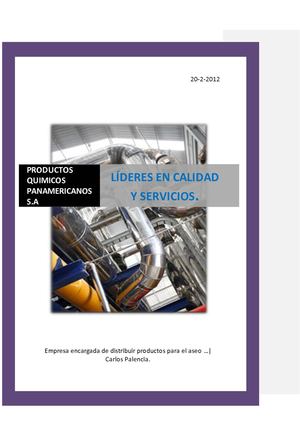 Revista Digital Productos Químicos. 