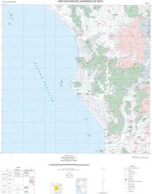 Mapa Geológico del Cuadrángulo Santa (18-f)