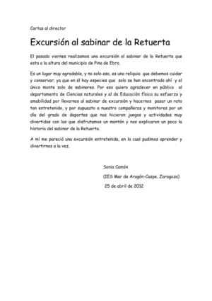 cartas al director