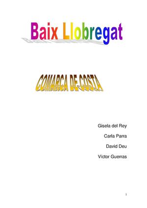 Projecte Comarques 4tA: Baix Llobregat