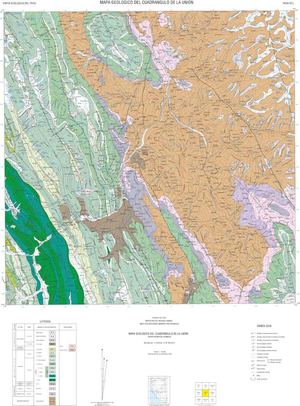 Mapa Geológico del Cuadrángulo La Unión (20-j)