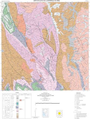 Mapa Geológico del Cuadrángulo Ambo (21-k)