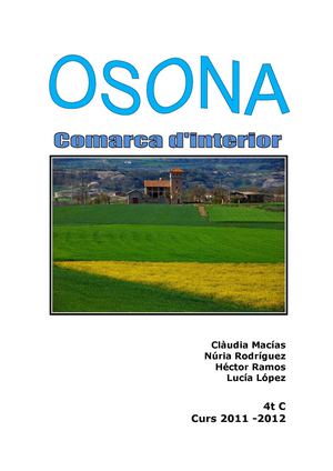 Projecte Comarques 4tC: Osona