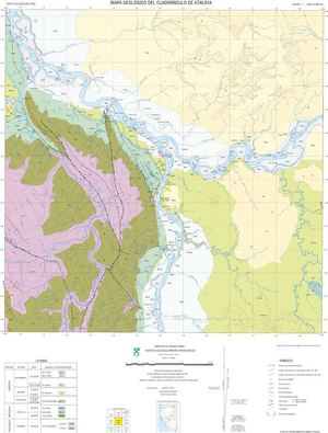 Mapa Geológico del Cuadrángulo Atalaya (22-o)