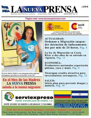 La Nueva Prensa mayo 2012 edición impresa