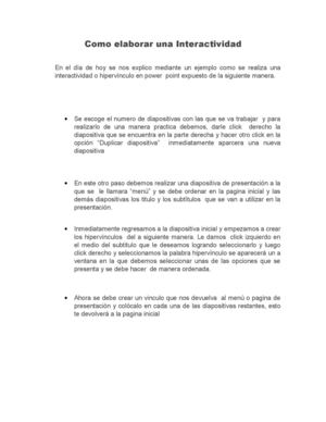 Como elaborar una Interactividad.