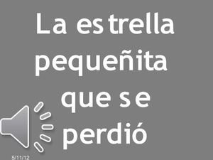 La estrellita que se perdió