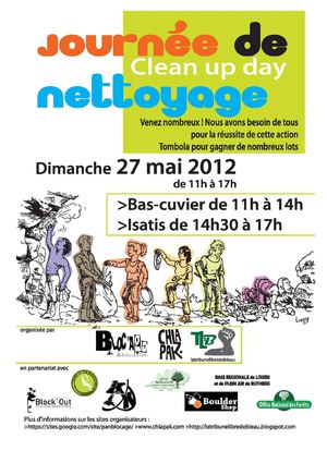Affiche clean up day 27 mai 2012