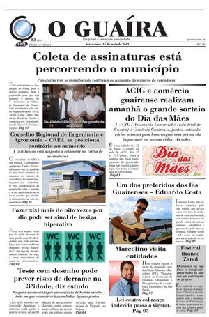 jornal o guaira 11/05/2012