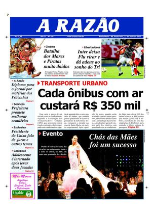 Jornal A Razão Santa Maria - 11052012