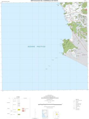 Mapa Geológico del Cuadrángulo Huacho (23-h)