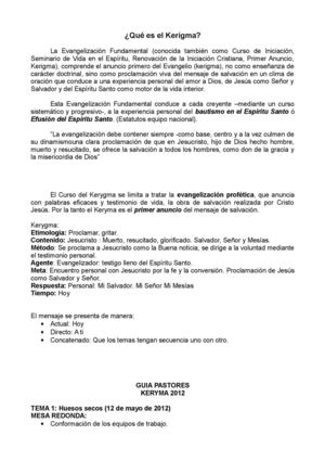 Significado del Kerygma