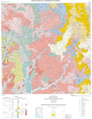Mapa Geológico del Cuadrángulo Chosica (24-j)