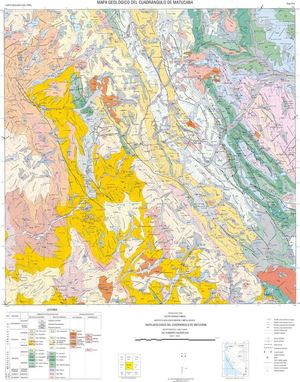 Mapa Geológico del Cuadrángulo Matucana (24-k)