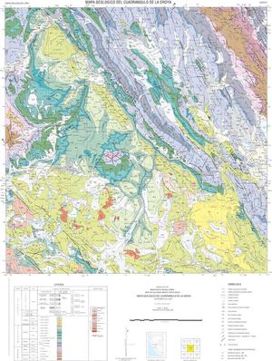 Mapa Geológico del Cuadrángulo La Oroya (24-l)