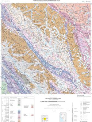 Mapa Geológico del Cuadrángulo Jauja (24-m)