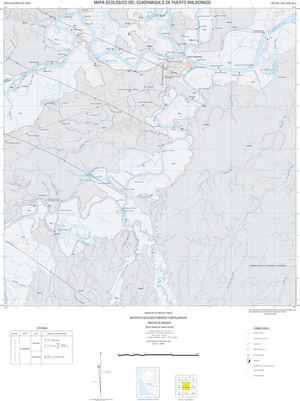 Mapa Geológico del Cuadrángulo Puerto Maldonado (26-y)