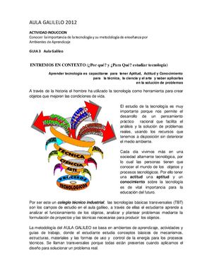 ¿Por que? y ¿Para que? estudiar tecnologia