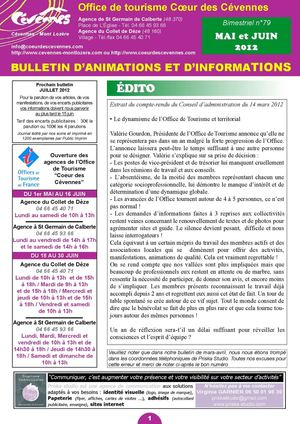 Animations de mai et juin