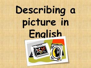 Describing pictures