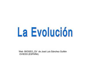 La Evolución